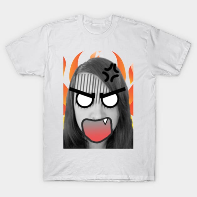 Fiery MaidenRage T-Shirt by MaidenOfRuin